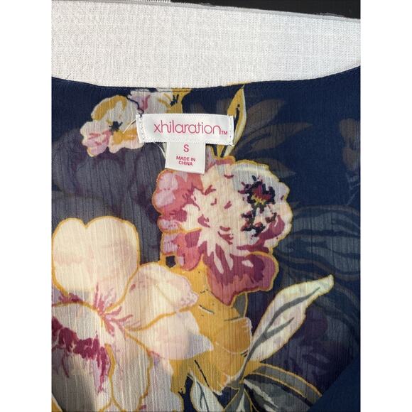 Babydoll Dress Baby Floral S Boho Romantic Long Sleeve Ruffle Waist - Picture 13 of 16